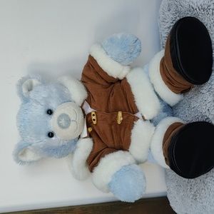 Build a bear blue teddy with outfit